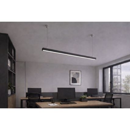 Brilagi - LED Pendelleuchte FULLDAY LED/20/30/40W/230V 2700/4000/6000K 120 cm schwarz