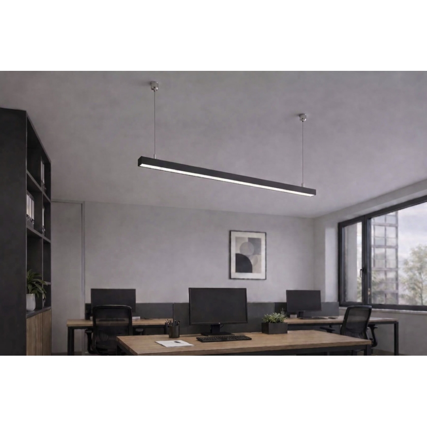 Brilagi - LED Pendelleuchte FULLDAY LED/20/30/40W/230V 2700/4000/6000K 120 cm schwarz