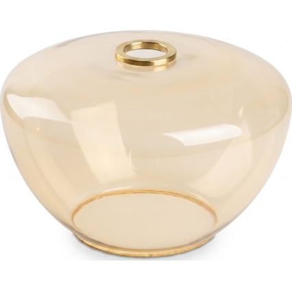 BRILAGI - LED-Pendelleuchte an Kabel RETRO GLASS 2xE27/60W/230V mattchrom/rauchiges Beige