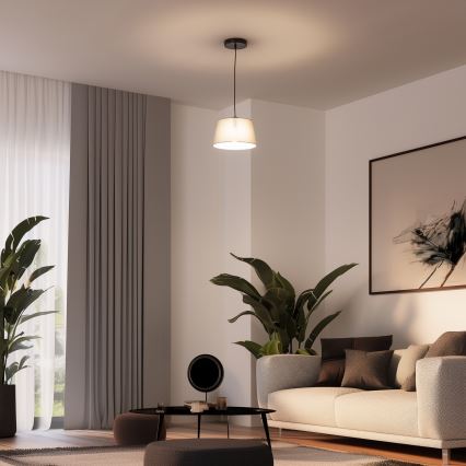 Brilagi - LED-Pendelleuchte mit Kabel CERIA 1xE27/40W/230V Ø 25 cm grau