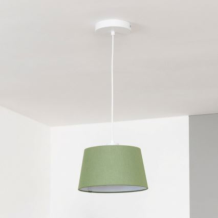 Brilagi - LED-Pendelleuchte mit Kabel CERIA 1xE27/40W/230V Ø 25 cm grün