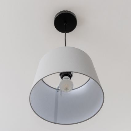 Brilagi - LED-Pendelleuchte mit Kabel CERIA 1xE27/40W/230V Ø 30 cm grau