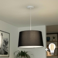 Brilagi - LED-Pendelleuchte mit Kabel CERIA 1xE27/40W/230V Ø 45 cm schwarz
