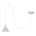 BRILAGI - LED Pendelleuchte mit Kabel CONE SINGLE SPIDER 1xGX53/15W/230V weiß