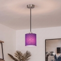 Brilagi - LED-Pendelleuchte mit Kabel NUBILA 1xE27/60W/230V Ø 14 cm schwarz/violett