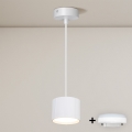 BRILAGI - LED Pendelleuchte mit Kabel STRIPY 1xGX53/15W/230V pr. 82 mm weiß