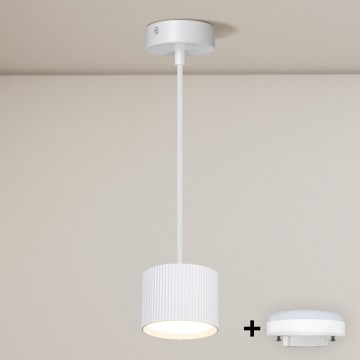Brilagi - LED Pendelleuchte mit Kabel STRIPY 1xGX53/15W/230V weiß