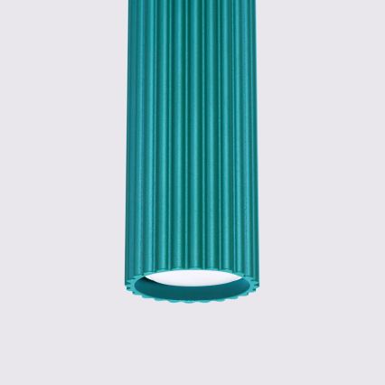 Brilagi - LED-Pendelleuchte mit Kabelaufhängung CRESTO 1xGU10/10W/230V türkis