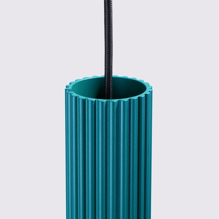 Brilagi - LED-Pendelleuchte mit Kabelaufhängung CRESTO 1xGU10/10W/230V türkis