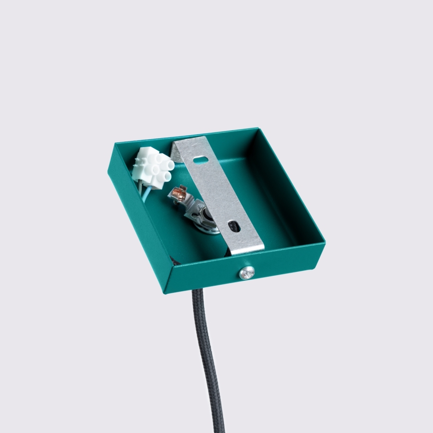 Brilagi - LED-Pendelleuchte mit Kabelaufhängung CRESTO 1xGU10/10W/230V türkis