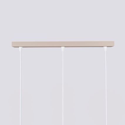 Brilagi - LED-Pendelleuchte mit Kabelaufhängung CRESTO 3xGU10/10W/230V taupe