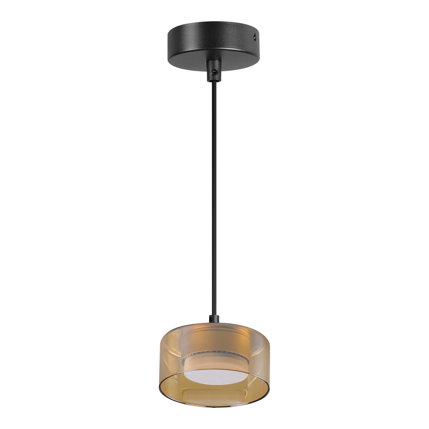 Brilagi - LED Pendelleuchte mit Seilaufhängung AURA LUX 1xGX53/30W/230V schwarz/gold