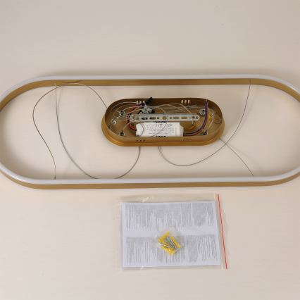 Brilagi - LED-Pendelleuchte PONDIE LED/44W/230V 80x30 cm in Gold