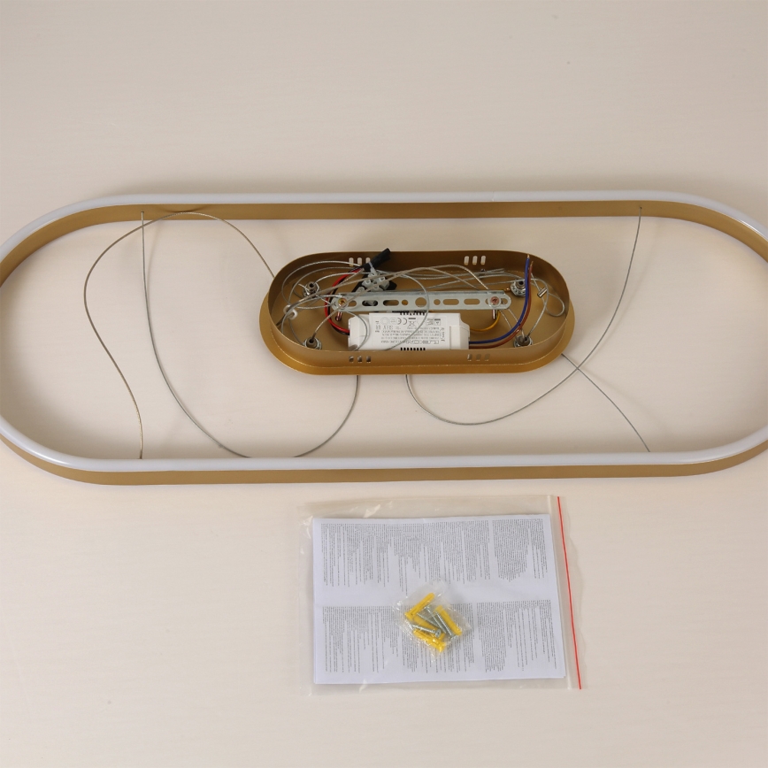 Brilagi - LED-Pendelleuchte PONDIE LED/44W/230V 80x30 cm in Gold