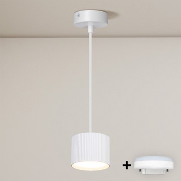 BRILAGI - LED RGB+CCT dimmbare Hängeleuchte an Kabeln STRIPY 1xGX53/14W/230V pr. 82 mm 2700-6500K Wi-Fi Tuya weiß