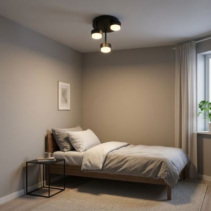 BRILAGI - LED RGB+CCT dimmbare Aufbau-Deckenleuchte MONO 3xGX53/14W/230V 2700-6500K Wi-Fi Tuya schwarz