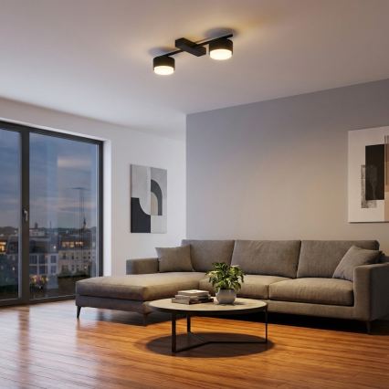BRILAGI - LED RGB+CCT dimmbare Spotleuchte MONO 2xGX53/14W/230V 2700-6500K Wi-Fi Tuya schwarz
