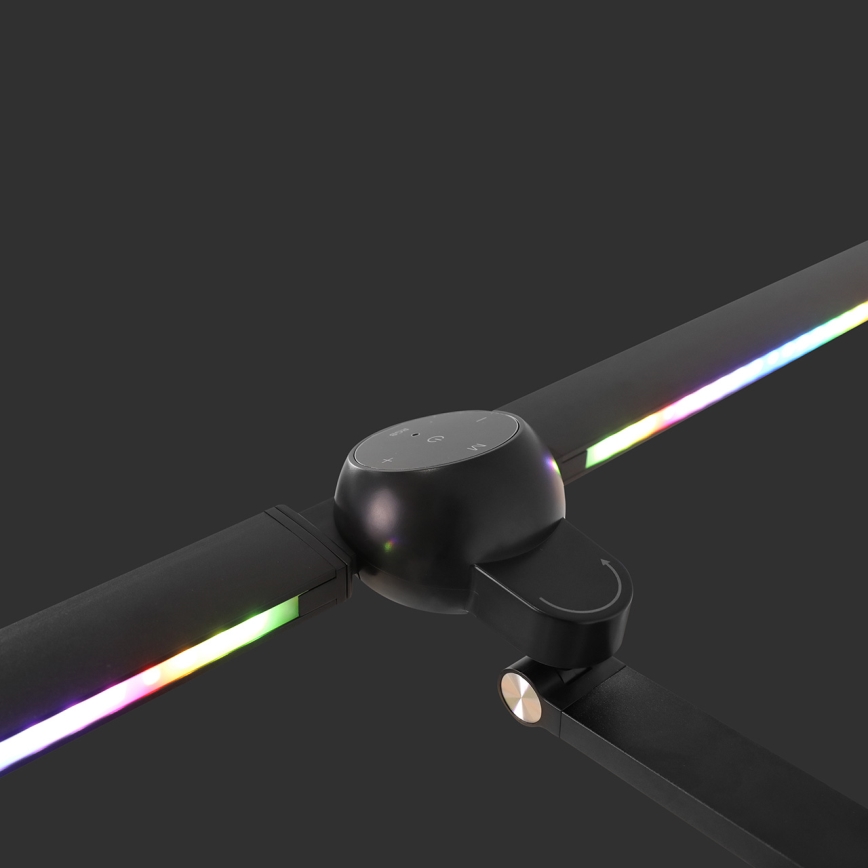 BRILAGI - RGBTW-LED, dimmbare Tischlampe mit Klemme und Touch-Bedienung VARIO LED/18W/230V 3000-6500K CRI 96 schwarz