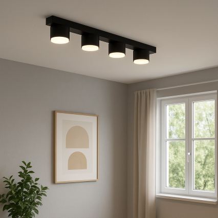 BRILAGI - LED RGB+CCT dimmbarer Einbaustrahler MONO 4xGX53/14W/230V 2700-6500K Wi-Fi Tuya schwarz