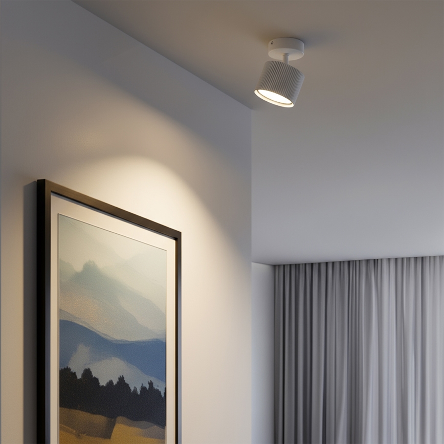 BRILAGI - LED RGB+CCT dimmbarer Einbaustrahler STRIPY 1xGX53/14W/230V pr. 82 mm 2700-6500K Wi-Fi Tuya weiß