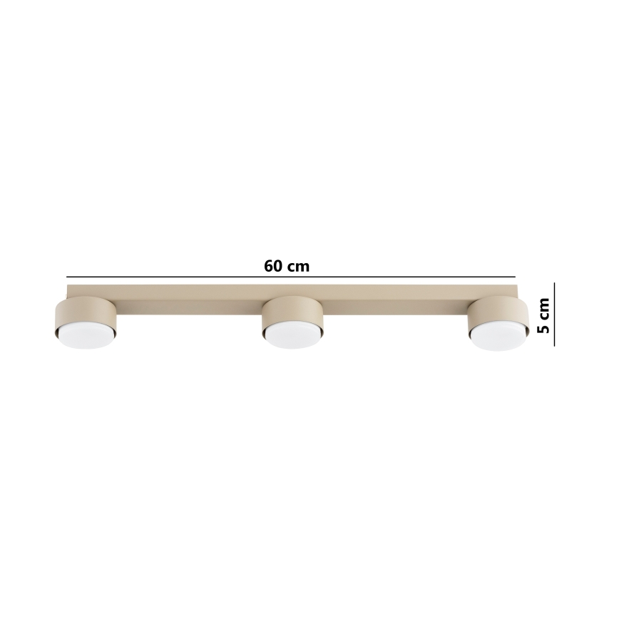 BRILAGI - LED RGB+CCT dimmbarer Einbaustrahler MONO 3xGX53/14W/230V 2700-6500K Wi-Fi Tuya beige