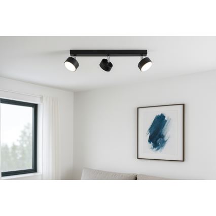 BRILAGI - LED RGB+CCT dimmbarer Einbaustrahler MONO 3xGX53/14W/230V 2700-6500K Wi-Fi Tuya schwarz