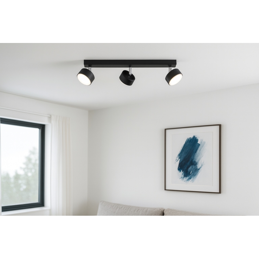 BRILAGI - LED RGB+CCT dimmbarer Einbaustrahler MONO 3xGX53/14W/230V 2700-6500K Wi-Fi Tuya schwarz