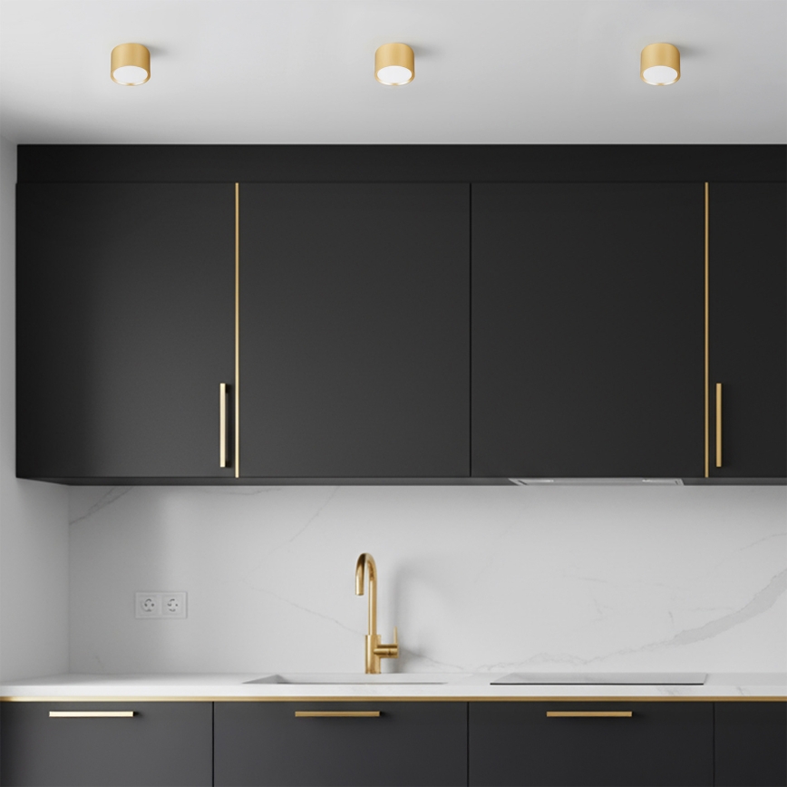 BRILAGI - LED RGB+CCT dimmbarer Einbaustrahler SMOOTH 1xGX53/14W/230V 60x82 mm 2700-6500K Wi-Fi Tuya gold