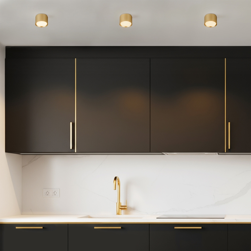 BRILAGI - LED RGB+CCT dimmbarer Einbaustrahler SMOOTH 1xGX53/14W/230V 60x82 mm 2700-6500K Wi-Fi Tuya gold