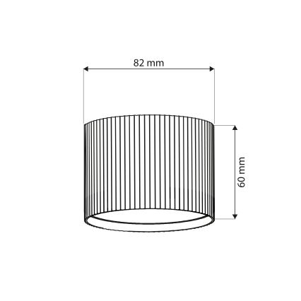 BRILAGI - LED RGB+CCT dimmbarer Einbaustrahler STRIPY 1xGX53/14W/230V 60x82 mm 2700-6500K Wi-Fi Tuya schwarz
