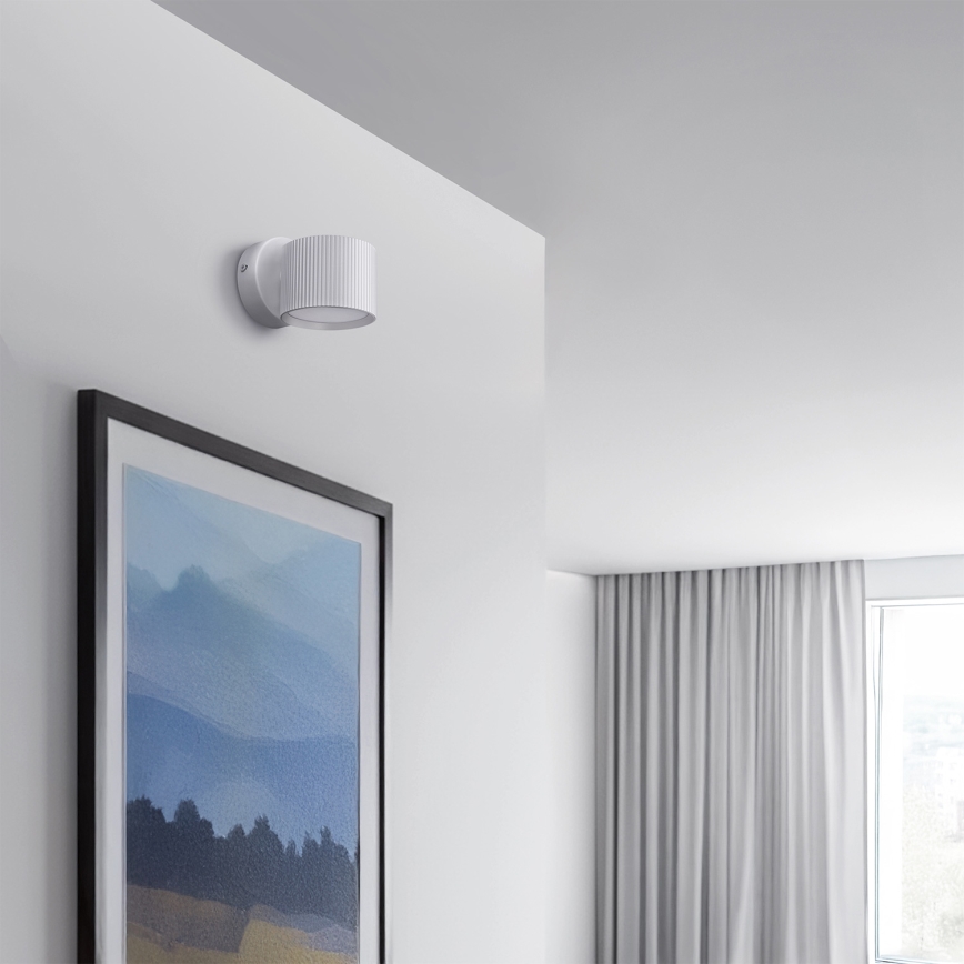 BRILAGI - LED RGB+CCT dimmbarer Wandspot STRIPY 1xGX53/14W/230V 2700-6500K Wi-Fi Tuya weiß