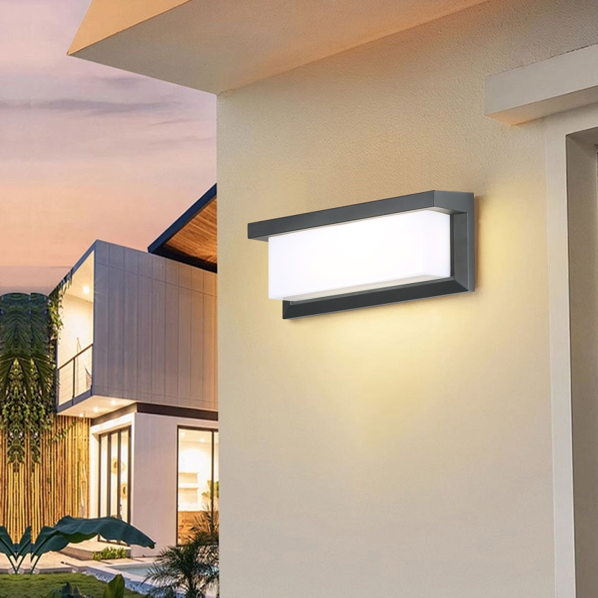BRILAGI - LED RGBW dimmbare Außenwandleuchte BRICKY 1xE27/12W/230V 2700-6500K anthrazit IP54