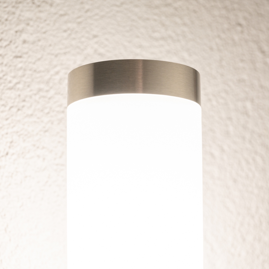 BRILAGI - LED RGBW dimmbare Außen-Wandleuchte ELIA 1xE27/6,5W/230V 2700-6500K IP44 Wi-Fi mattchrom