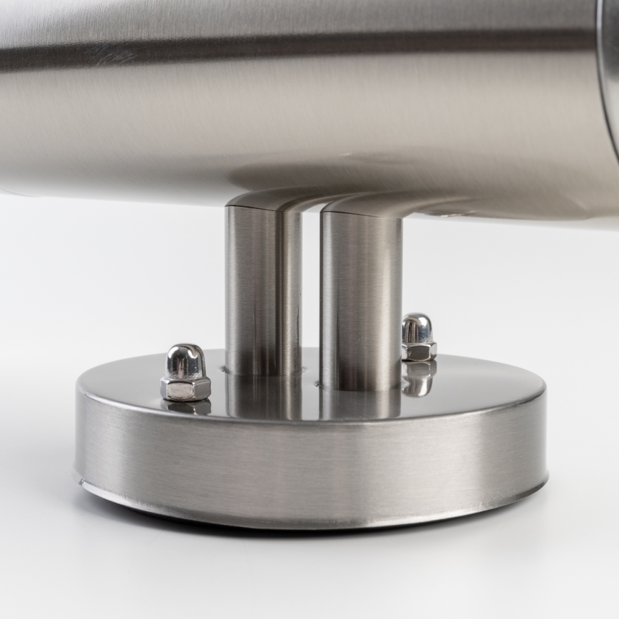 BRILAGI - LED RGBW dimmbare Außen-Wandleuchte ELIA 1xE27/6,5W/230V 2700-6500K IP44 Wi-Fi mattchrom