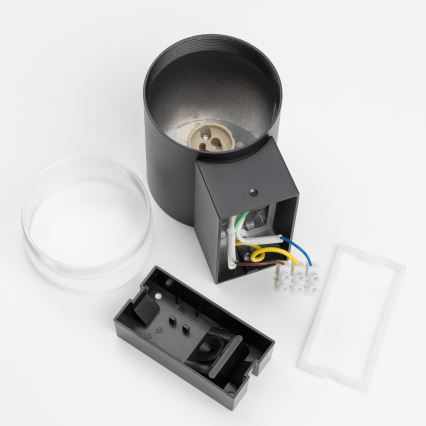 Brilagi - LED RGBW dimmbare Außen-Wandleuchte MATERA 1xGU10/4,8W/230V 3000K IP54 schwarz + Fernbedienung