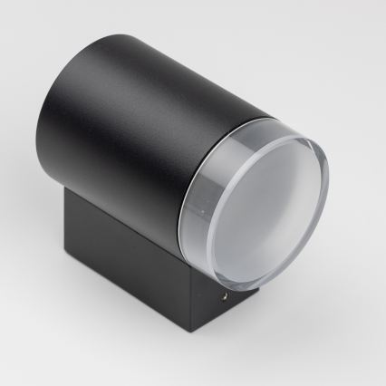 Brilagi - LED RGBW dimmbare Außen-Wandleuchte MATERA 1xGU10/6W/230V 3000K IP54 schwarz + Fernbedienung