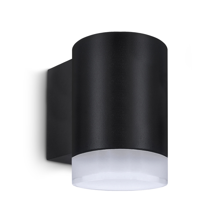 Brilagi - LED RGBW dimmbare Außen-Wandleuchte MATERA 1xGU10/6W/230V 3000K IP54 schwarz + Fernbedienung