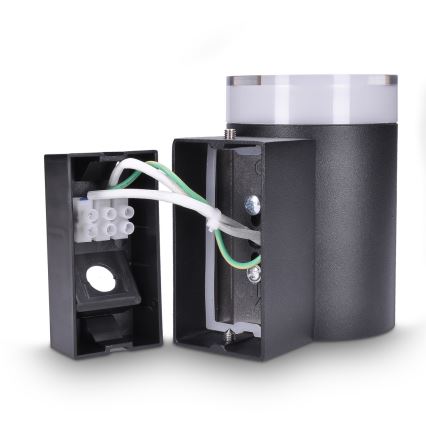 Brilagi - LED RGBW dimmbare Außen-Wandleuchte MATERA 1xGU10/6W/230V 3000K IP54 schwarz + Fernbedienung