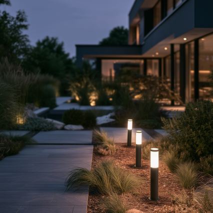 BRILAGI - LED RGBW dimmbare Außenleuchte ELIA 1xE27/6,5W/230V 2700-6500K IP44 Wi-Fi 50 cm Anthrazit