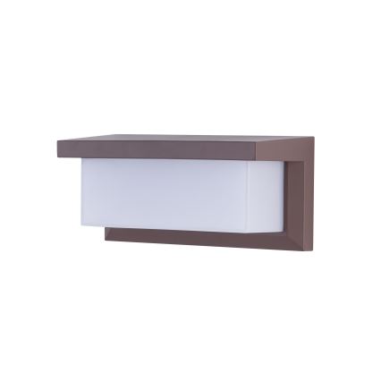 Brilagi - LED RGBW dimmbare Außenwandleuchte BRICKY 1xE27/15W/230V 2700-6500K IP54 braun