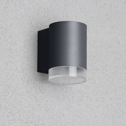 Brilagi - LED RGBW dimmbare Außenwandleuchte MATERA 1xGU10/4,8W/230V 3000K IP54 Anthrazit + Fernbedienung