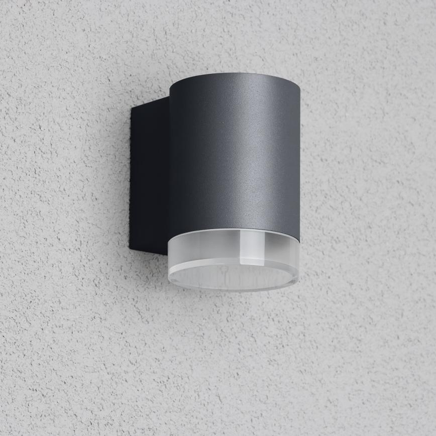Brilagi - LED RGBW dimmbare Außenwandleuchte MATERA 1xGU10/4,8W/230V 3000K IP54 Anthrazit + Fernbedienung