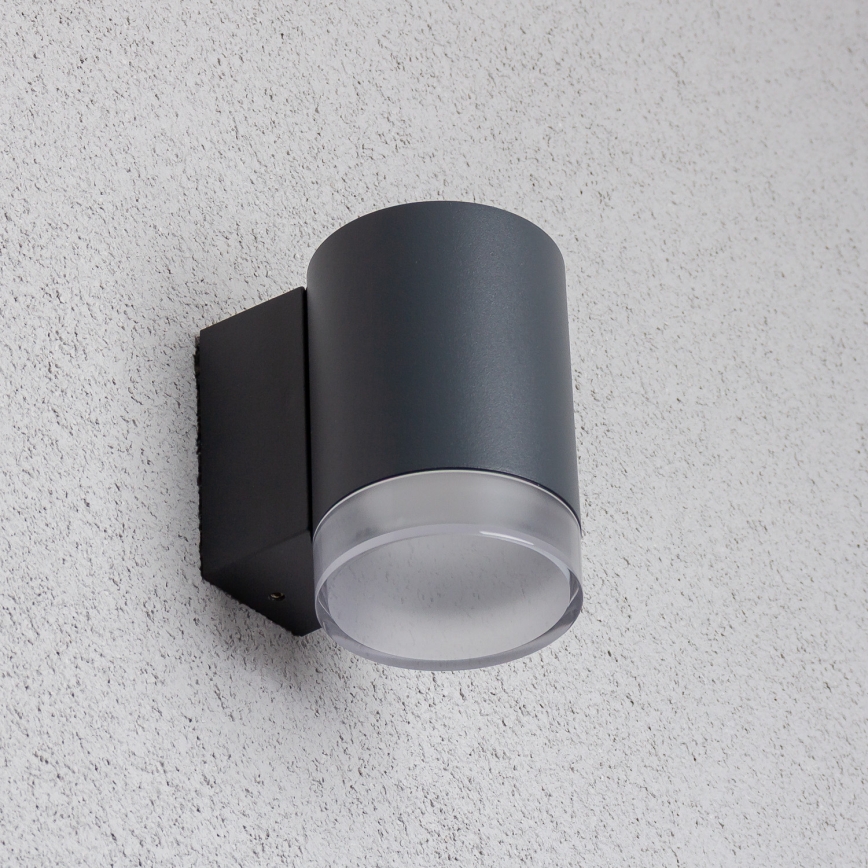 Brilagi - LED RGBW dimmbare Außenwandleuchte MATERA 1xGU10/4,8W/230V 3000K IP54 Anthrazit + Fernbedienung