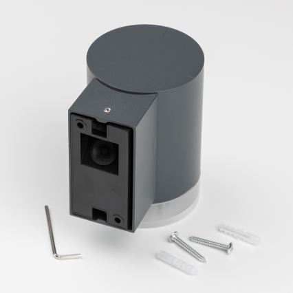 Brilagi - LED RGBW dimmbare Außenwandleuchte MATERA 1xGU10/4,8W/230V 3000K IP54 Anthrazit + Fernbedienung