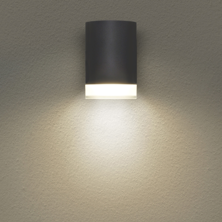 Brilagi - LED RGBW dimmbare Außenwandleuchte MATERA 1xGU10/4,8W/230V 3000K IP54 Anthrazit + Fernbedienung
