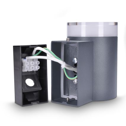 Brilagi - LED RGBW dimmbare Außenwandleuchte MATERA 1xGU10/4,8W/230V 3000K IP54 Anthrazit + Fernbedienung