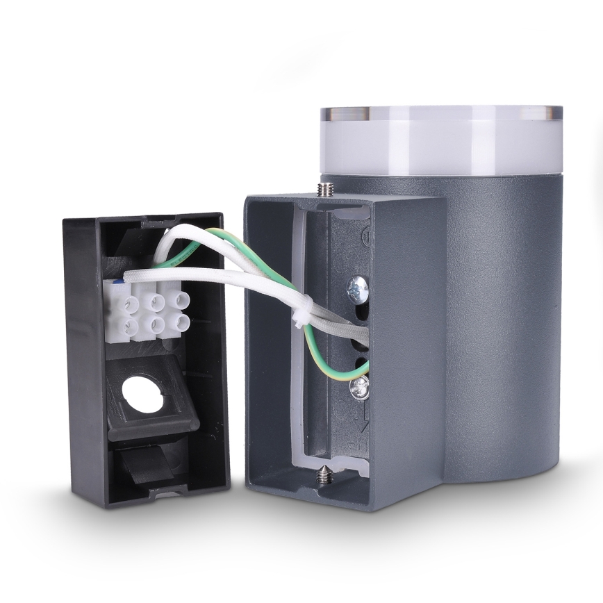 Brilagi - LED RGBW dimmbare Außenwandleuchte MATERA 1xGU10/4,8W/230V 3000K IP54 Anthrazit + Fernbedienung