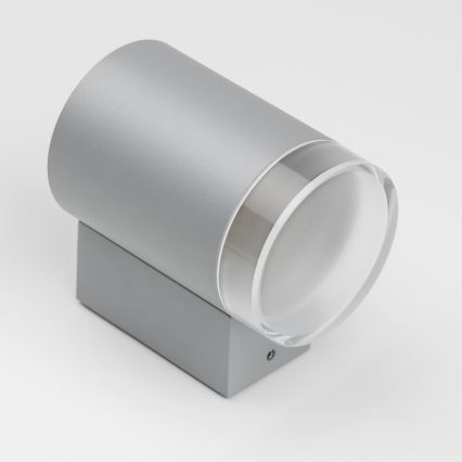 Brilagi - LED RGBW, dimmbar, Außen-Wandleuchte MATERA 1xGU10/6W/230V 3000K IP54 grau + Fernbedienung