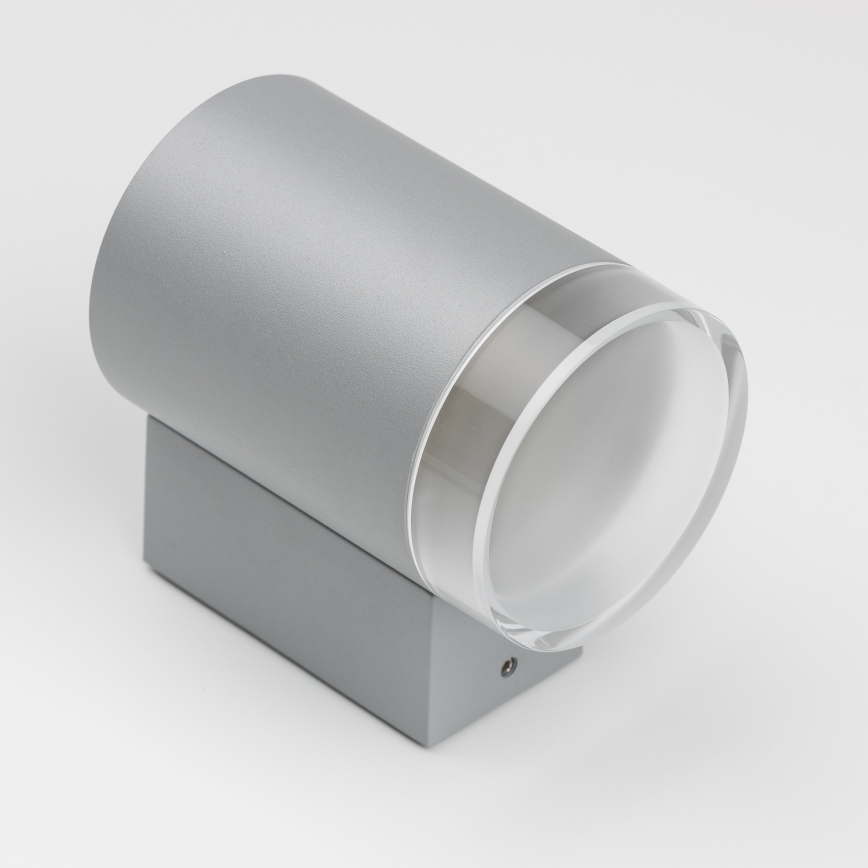 Brilagi - LED RGBW, dimmbar, Außen-Wandleuchte MATERA 1xGU10/6W/230V 3000K IP54 grau + Fernbedienung