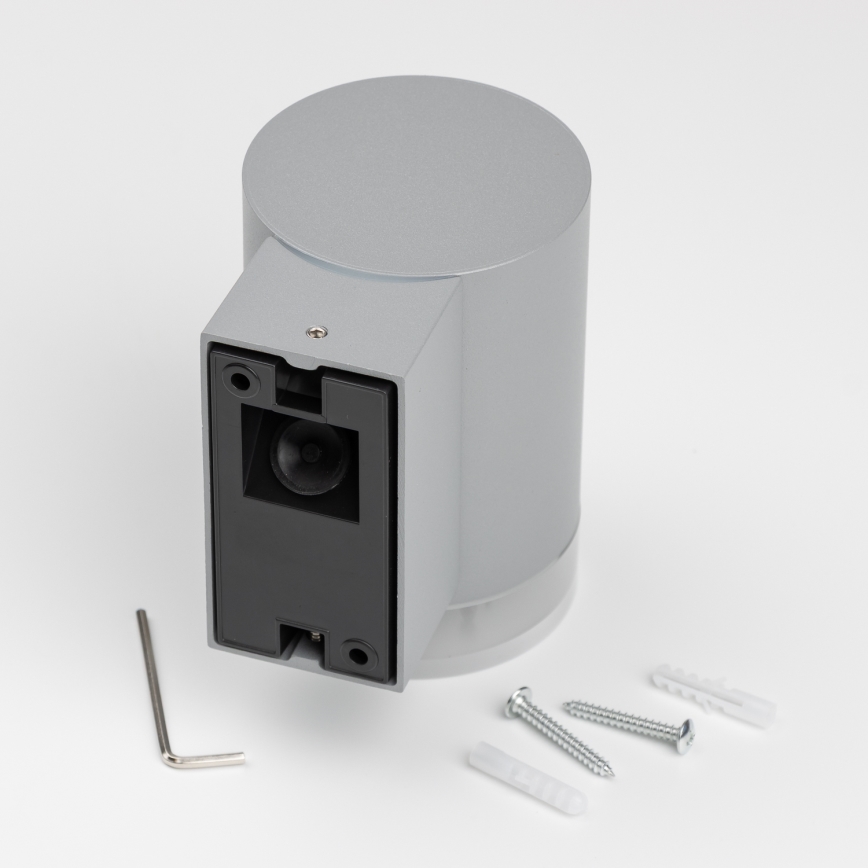 Brilagi - LED RGBW, dimmbar, Außen-Wandleuchte MATERA 1xGU10/6W/230V 3000K IP54 grau + Fernbedienung